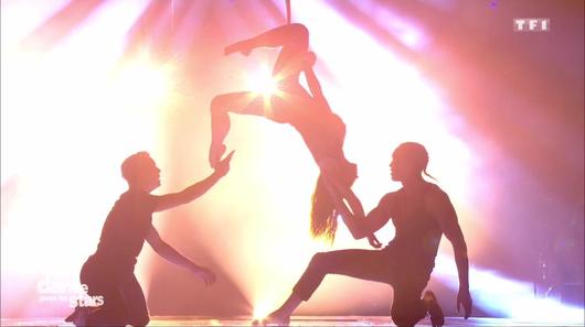 Danse avec les Stars 7 : Laurnent Maistret, Denitsa, et Loïc Nottet (capture TF1)