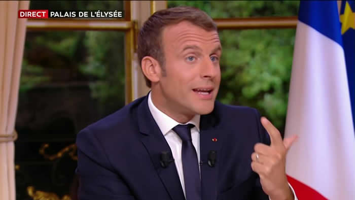 Carton d'audience pour Emmanuel Macron sur TF1