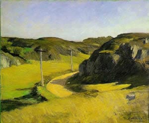 Edward Hopper, Road in Maine, 1914, Oil on canvas, the Whitney Museum of American Art, New York City
