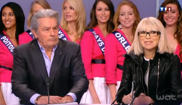 Alain Delon et Mirelle Darc sur TF1