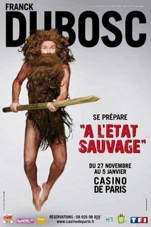 Affiche du spectacle au Casino de Paris (DR)