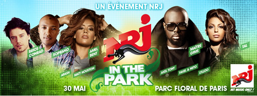 1er concert NRJ IN THE PARK