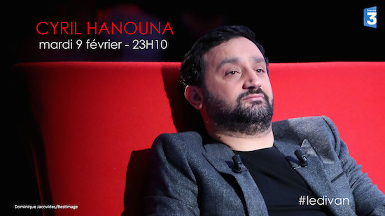 Ce soir à la télé : Cyril Hanouna dans Le divan de Marc-Olivier Fogiel