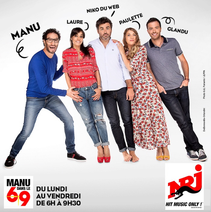 le 6-9 sur NRJ, l'équipe de la saison dernière avec Laure