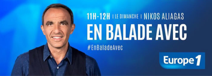 Nikos Aliagas en balade avec Alexandra Lamy, ce dimanche 11 mars 2018