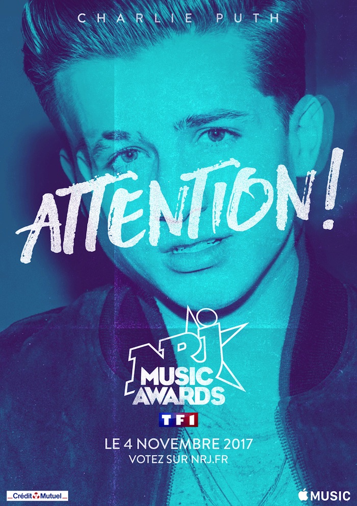 NRJ Music Awards 2017 : Charlie Puth sera là
