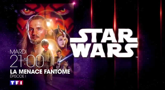 Ce soir à la télé : Star Wars, épisode 1 La menace fantôme sur TF1 (VIDEO)