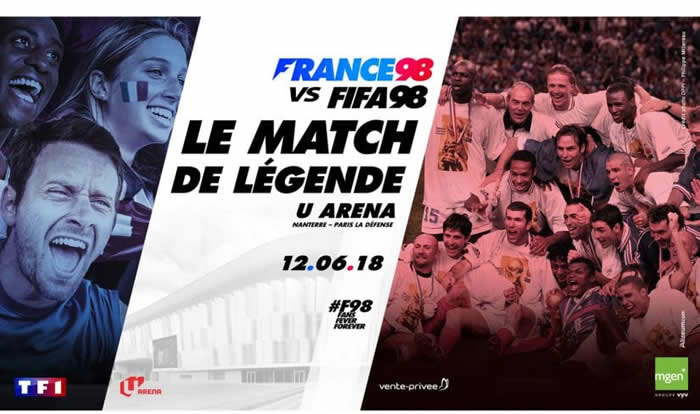 France 98 vs Sélection FIFA 98
