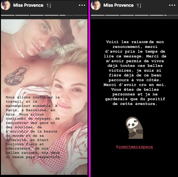 Miss France 2019 : Miss Provence jette l'éponge !