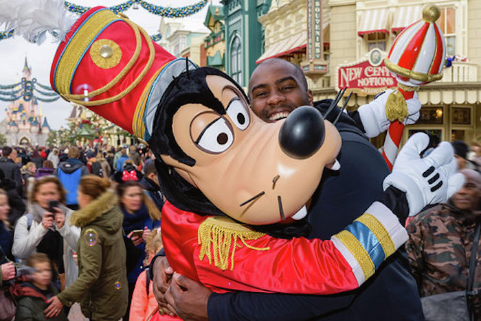 Teddy Riner à Disneyland Paris Teddy Riner à Disneyland Paris