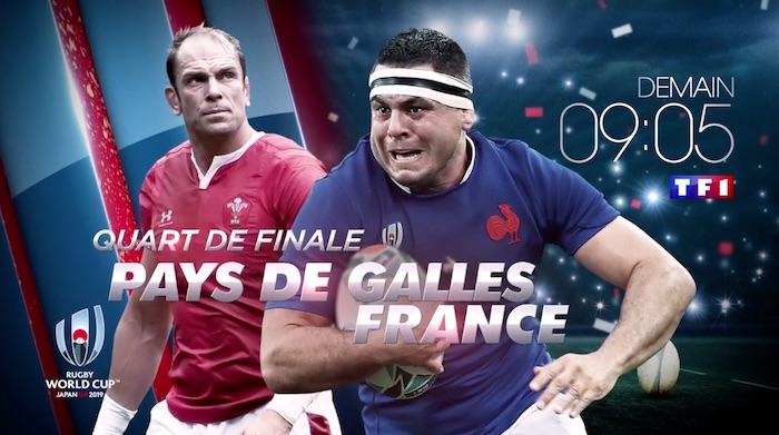 Coupe du monde de rugby : Pays de Galles / France Coupe du monde de rugby : Pays de Galles / France
