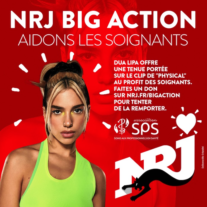 NRJ BIG ACTION : Dua Lipa soutient la France et le personnel soignant face au coronavirus