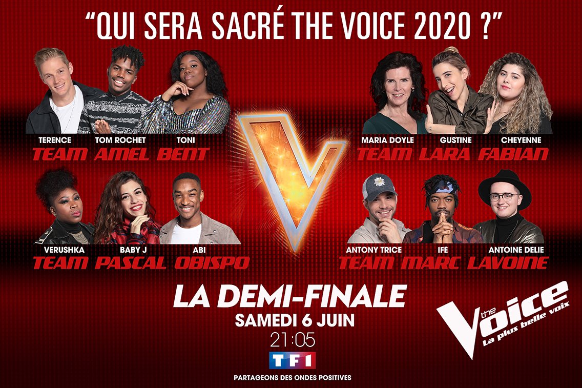 « The Voice 2020 »  : demi-finale le 6 juin sur TF1