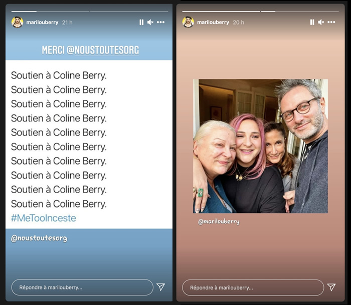 Richard Berry accusé d'inceste, Marilou Berry soutient sa cousine Coline
