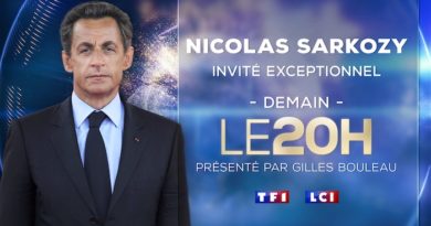 Nicolas Sarkozy invité du 20h de TF1 mercredi 3 mars