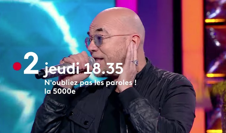 5.000ème de « N'oubliez pas les paroles » 5.000ème de « N'oubliez pas les paroles »