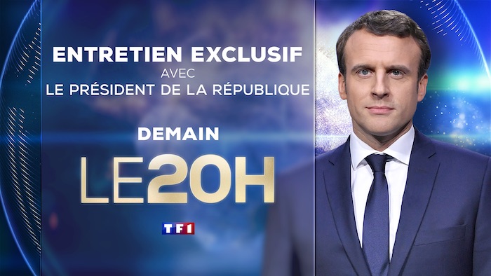 Entretien avec Emmanuel Macron dimanche soir sur TF1