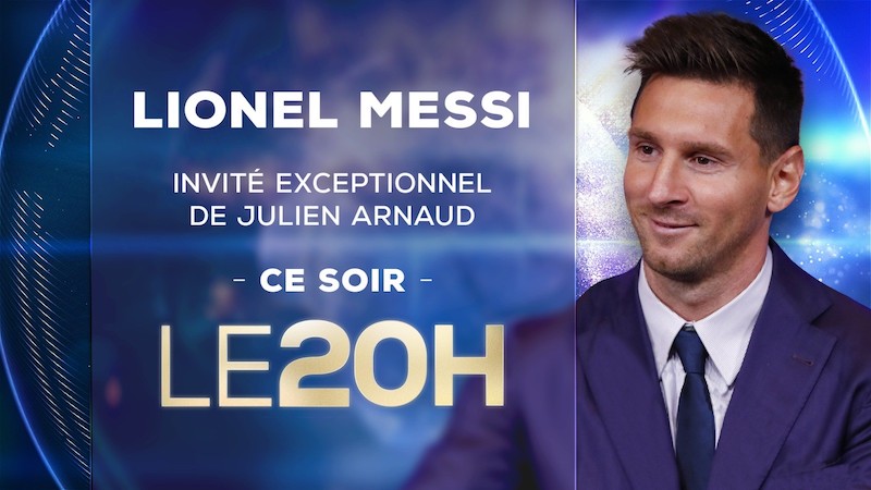 Lionel Messi invité du 20 heures de TF1