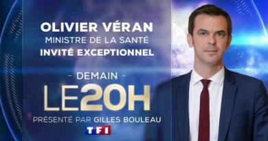 Olivier Véran invité du 20h de TF1 ce jeudi 25 novembre