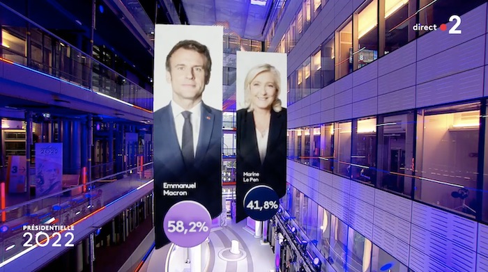 Emmanuel Macron réélu Président de la République avec plus de 58% des suffrages