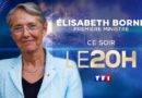 La Première Ministre Elisabeth Borne invitée du 20h de TF1 ce vendredi