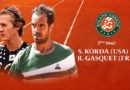 Roland Garros : suivez Korda / Gasquet en direct, live et streaming (+ score en temps réel et résultat final)
