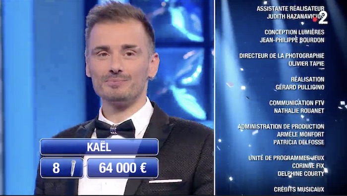 « N'oubliez pas les paroles » : 8 victoires et 64.000 euros pour Kaël (+ classement des maestros)