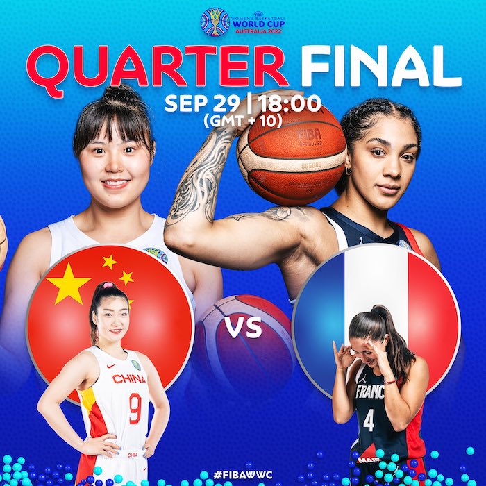 Basket : suivre la finale Chine / France en direct (Coupe du monde féminine)