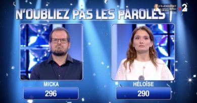 N'oubliez pas les paroles du 26 octobre : victoire de Micka face à Héloïse