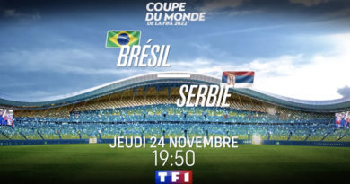Audiences 24 novembre 2022 : carton pour Brésil / Serbie, devant « L'homme de nos vies »
