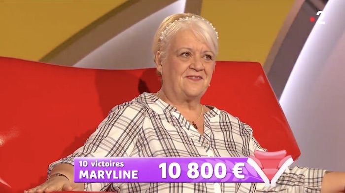 Tout le monde veut prendre sa place : 10ème victoire pour Maryline
