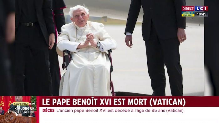 Mort de l'ancien pape Benoît XVI