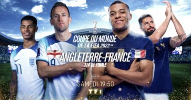 Audiences 10 décembre 2022 : record d'audience pour Angleterre / France , M6 touche le fond