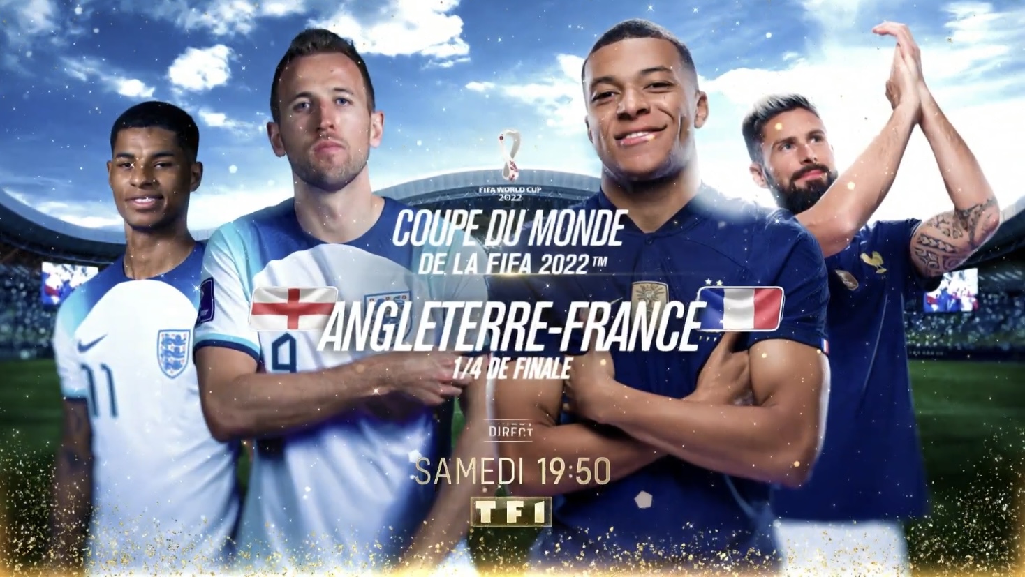 Coupe du Monde 2022 : suivre Angleterre / France en direct, live et streaming (+ score en temps réel et résultat final)