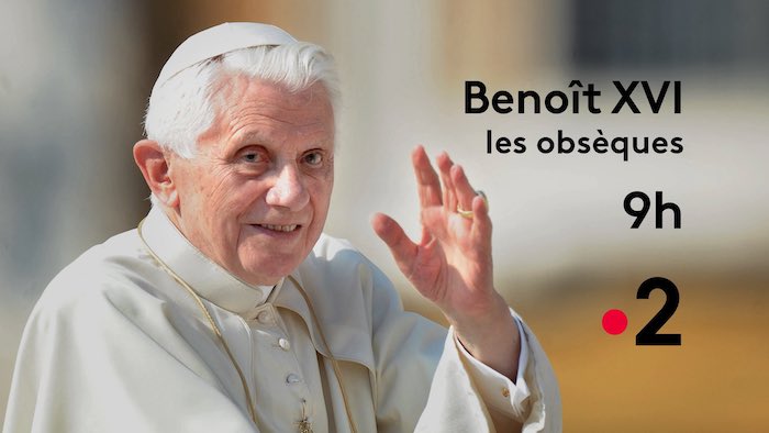 Obsèques de Benoit XVI : France 2 bouleverse sa programmation ce jeudi 5 janvier 2023
