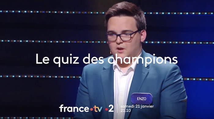 Le Quiz des champions du 21 janvier : Xavier et Enzo s'affrontent ce soir sur France 2 (liste des candidats)