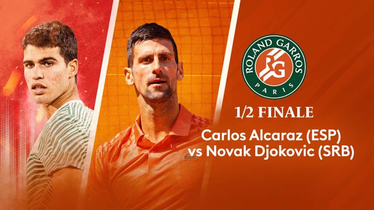 Roland Garros : Alcaraz / Djokovic en direct, live et streaming (+ score en temps réel et résultat final)