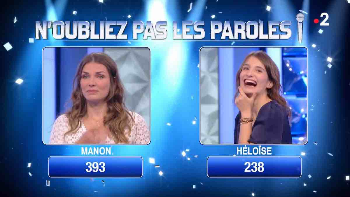 N'oubliez pas les paroles masters : Manon bat Héloïse et se qualifie (15 septembre)