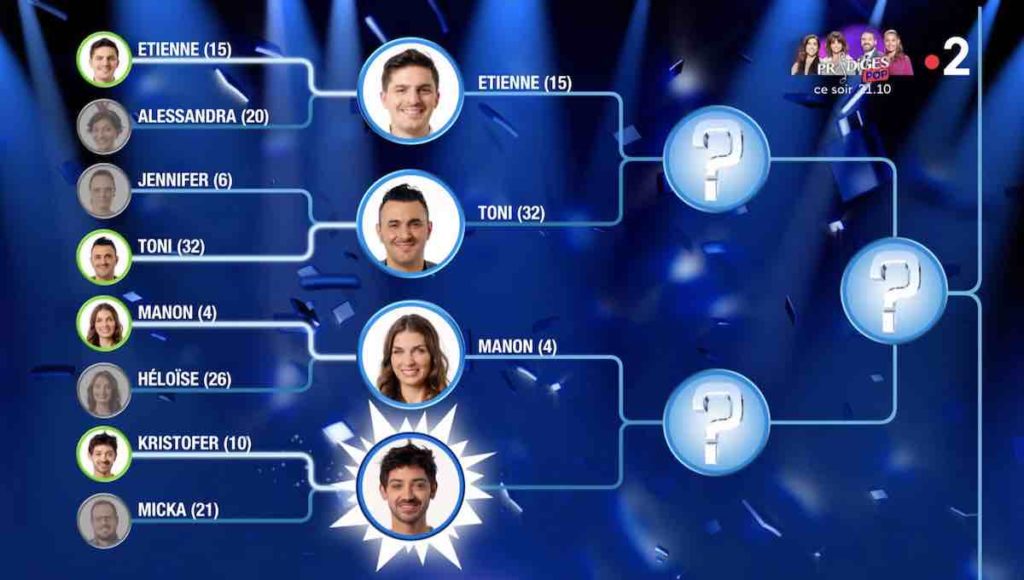 N'oubliez pas les paroles masters : Kristofer bat Micka et se qualifie (16 septembre)