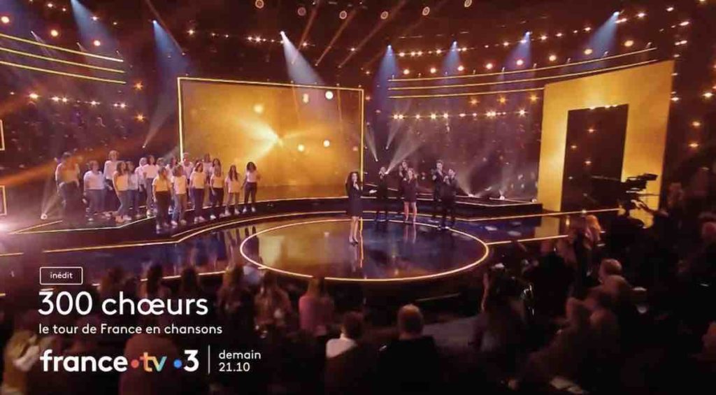 « 300 choeurs, le tour de France en chansons » du 20 octobre : artistes et invités ce soir sur France 3