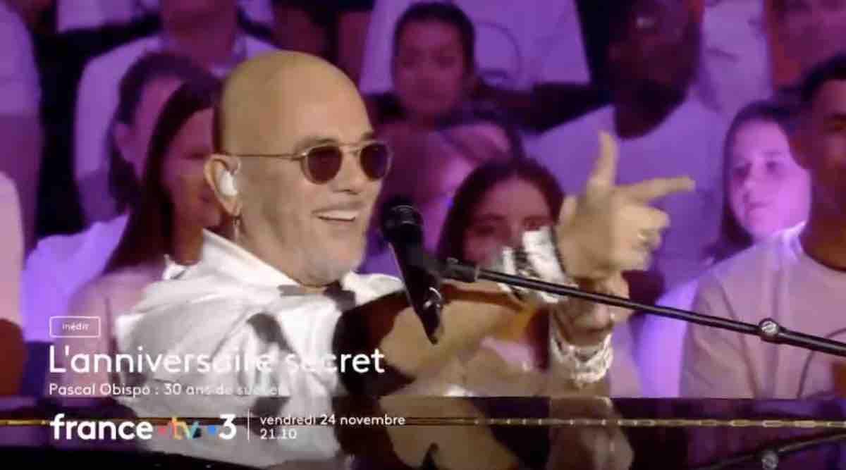 "L'anniversaire secret : Pascal Obispo : 30 ans de succès" : artistes invités ce soir sur France 3 (24 novembre)