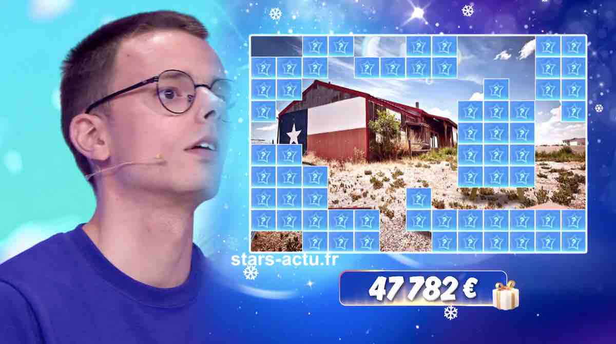 Les 12 coups de midi du 16 décembre : Emilien continue et tente sa chance face à l'étoile mystérieuse