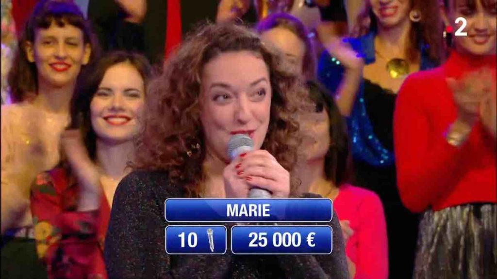 N'oubliez pas les paroles du 28 décembre : élimination de Marie !