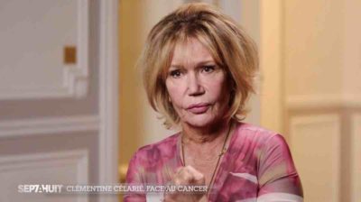 Clémentine Célarié au bord des larmes, elle se confie sur son cancer dans Sept à Huit (VIDÉO)