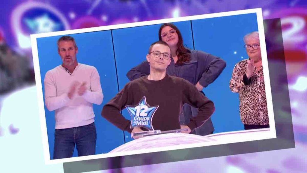 Les 12 coups de midi : record d'audience historique pour Emilien !