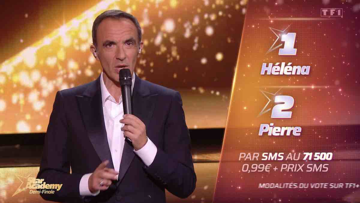 Star Academy estimations demifinale Pierre et Héléna au coude à