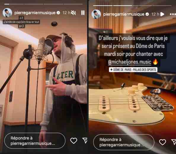 Star Academy : Pierre Garnier en studio pour son album, il fait une grande annonce