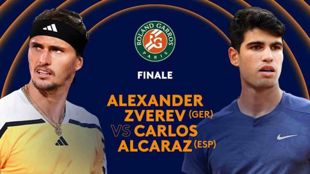 Roland Garros : suivre la finale Zverev / Alcaraz en direct (+ score en temps réel et résultat final)