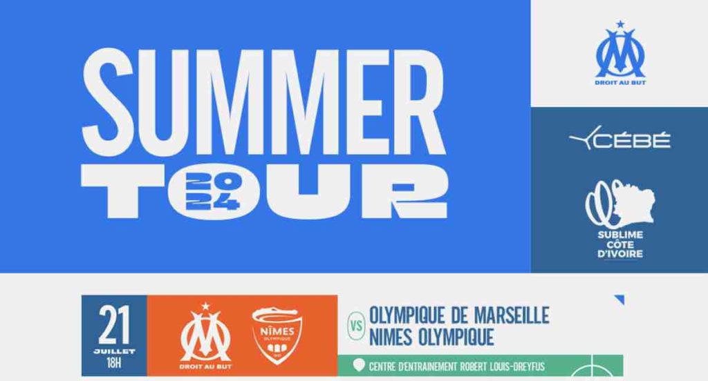 OM Summer Tour : Marseille / Pau en direct, live et streaming (+ score en temps réel et résultat final)