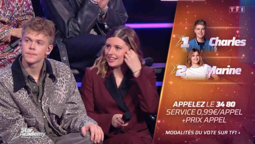 Star Academy estimations demi-finale : Marine grande favorite, Charles en retard (SONDAGE)